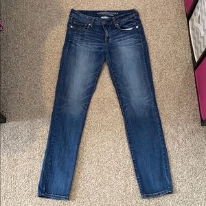 Dark-wash American Eagle Skinny Jeans
